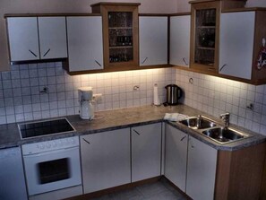 Küchenblock im Ferienhaus