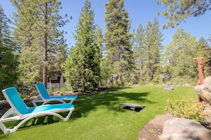 Loungers in Back Yard