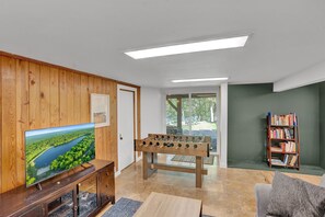 Lakefront Game Room! Enjoy foosball, a great book, or your favorite show!