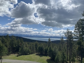 View of Flathead Lake from the property