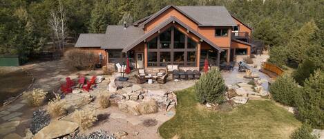 Beautifully Landscaped Backyard Facing Mount Sneffels