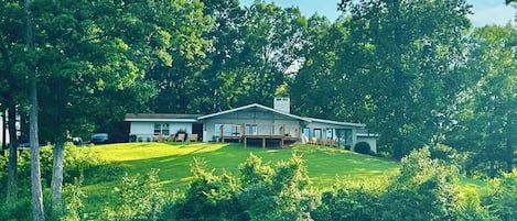 View of the House & Deck Outside