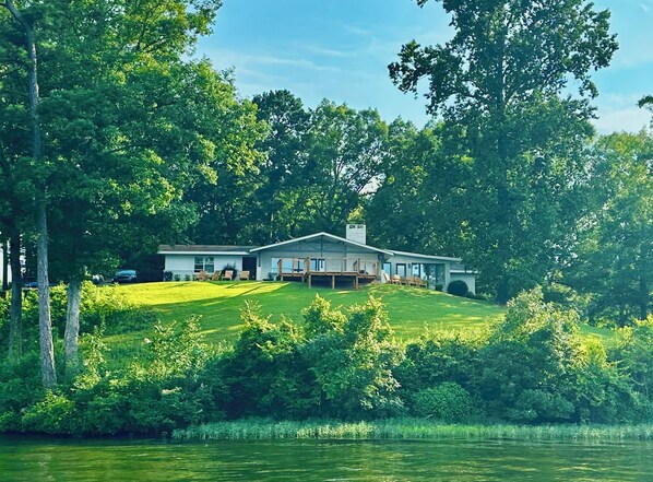 View of the House & Deck Outside