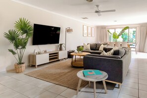 Large lounge and dining area