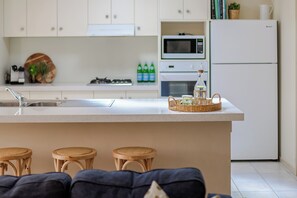 Open plan kitchen area