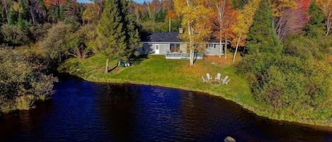 Beautiful lake view and private lake front!