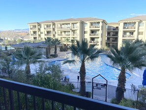 Here's the view you will enjoy when you step out on our huge balcony. 