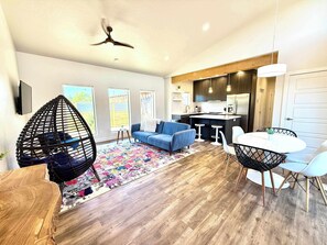 Timber and Tin LIving, Dining and Kitchen Areas
