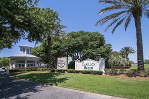 Carillon Beach Gatehouse.  Guarded 24/7.  