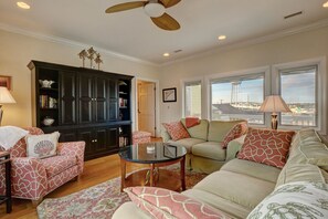 Living Room with ocean view