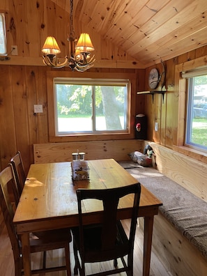 Dining area of great room.