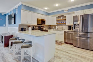 Beautiful Kitchen with stainless appliances