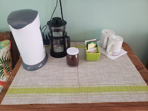 Kaffe och/eller kaffebryggare
