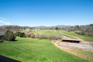 A long range view of the beautiful Blue Ridge Mountains from the back deck.