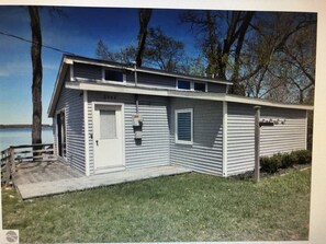 Roadside cottage--parking in front. 