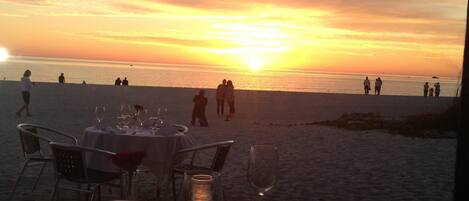 Bradenton Beach at sunset