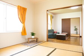 Japanese-style bedroom and living room