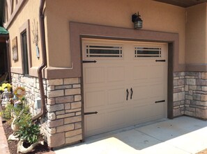 You'll have one garage space for your use.