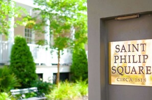 Entrance to St .Philip Square