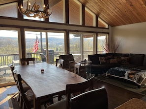 Valley views from the living room