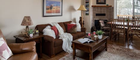 Living Room with Fireplace