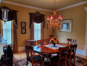 Dining room - can seat up to 12