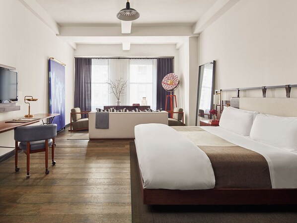 Comfortable King sized bed