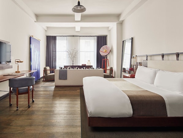 Comfortable King sized bed