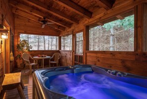 Bubbelpool inomhus
