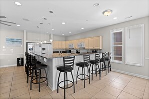 Sit around the kitchen bar and plan your next excursion.