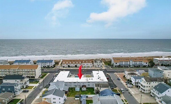Short walk across the street to the beach 