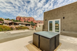 Dining Table and Chairs off the Upper Level Master Bedroom 3 with Stunning Views