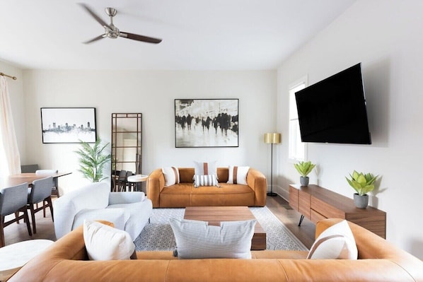 Immerse yourself in ultimate luxury with an abundance of throw pillows, perfect for sinking into pure comfort.