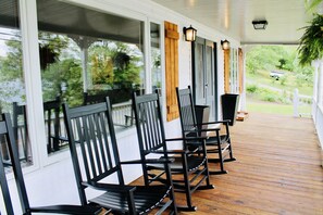 Front Porch Overlooking the Lake