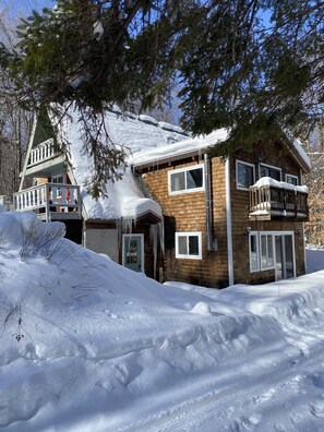 Regularly plowed private driveway 