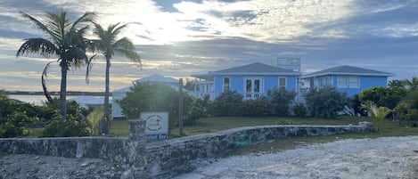 Barefoot Bay from the end of the driveway