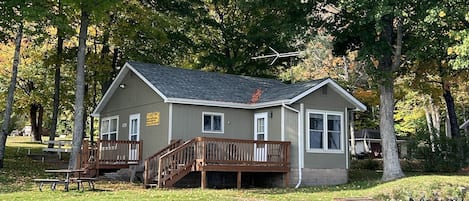 Lake view of the property