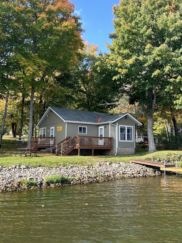 Lake view of the property