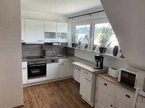 Ferienwohnung  Bergstraße (75 qm) mit Balkon-Küche 2