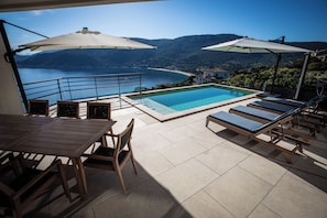 vue d'ensemble de la terrasse 