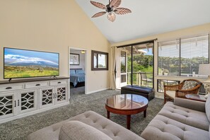 Large TV in the living area.