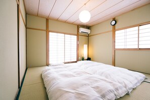 Japanese-style room during the day