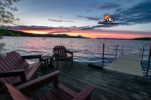 Sunset at the dock. 