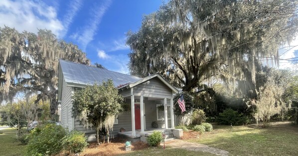 Front view of our house.