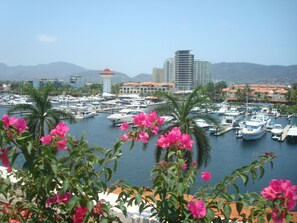 Marina, seen from Isla Alegre parking roof