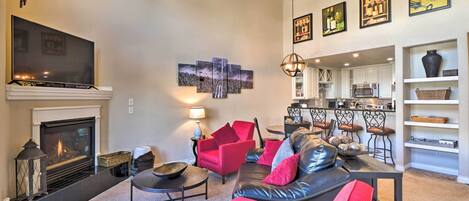 Frisco Vacation Rental | 2-Story Condo | 2BR + Loft | 2.5BA | 1,401 Sq Ft