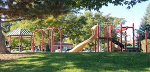 Playground right next to the house. 