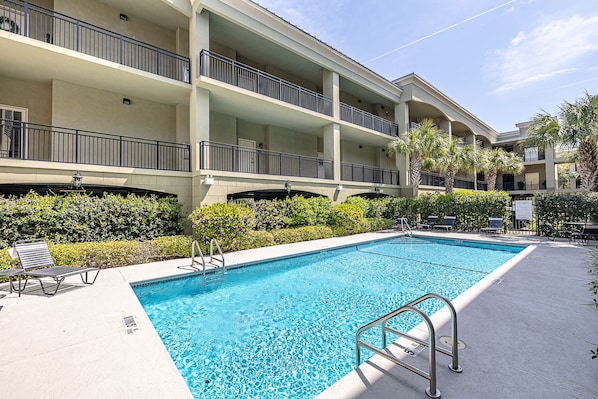 Community pool at Salt Air Villas