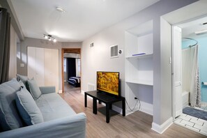 Living room with sofa bed