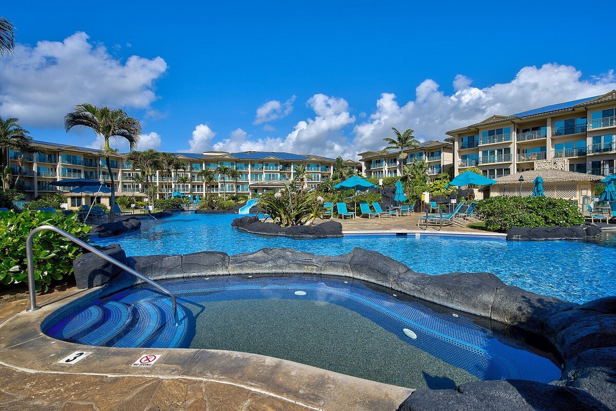 Kauai’s G-Spot G105 Waipouli Beach Beautiful Garden View steps From the Beach